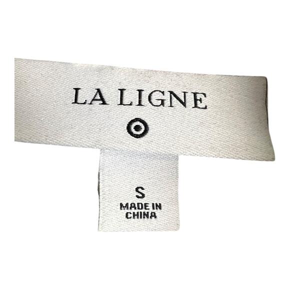 La Ligne Floral Long Sleeve Button-Up Blouse Shirt Brown Womens Size S Boho Chic - Picture 4 of 7